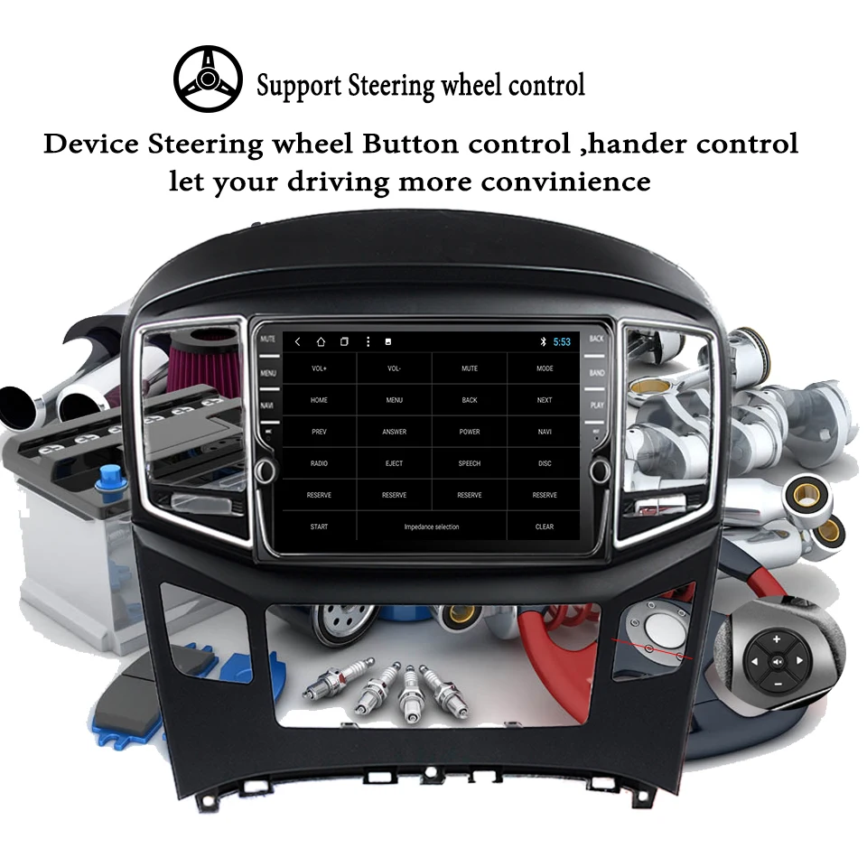 Android 8 1 Fit HYUNDAI H1 grand starex H путешествия брюки карго iLOAD 2016 2017 2018 автомобильный DVD плеер