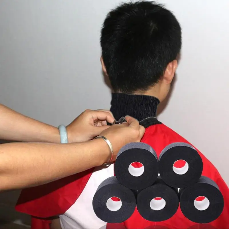 

5 Rolls Hairdressing Necks Cover Ruffle Roll Paper Hair Cutting Salon Tool Disposable Barber Hair Styling Accessories Tool
