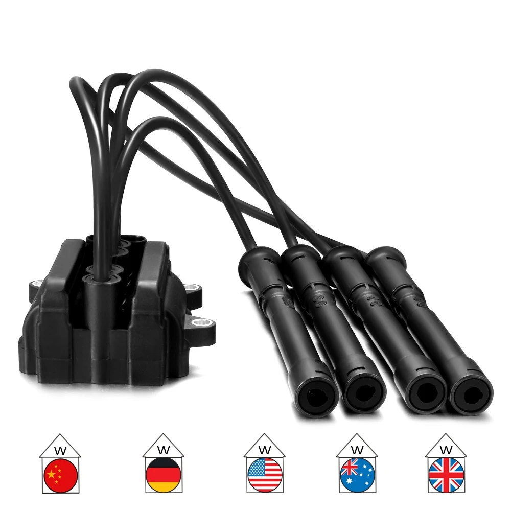 Ignition Coil Pack For Renault Clio Kangoo Twingo 1.2 16V NewCU1218