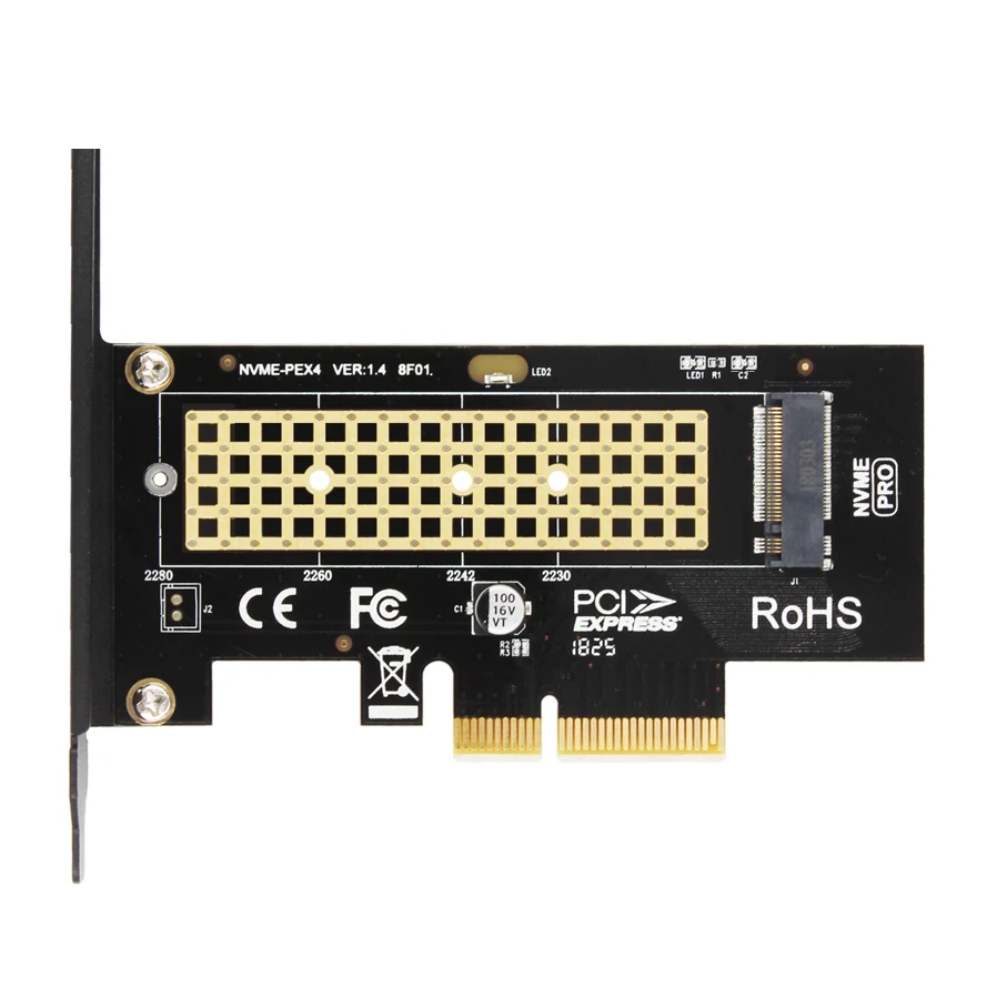 Sk4 M.2 Nvme Ssd Ngff к Pcie X4 адаптер M ключ интерфейс карта поддержка Pci Express 3 0 | Компьютеры и