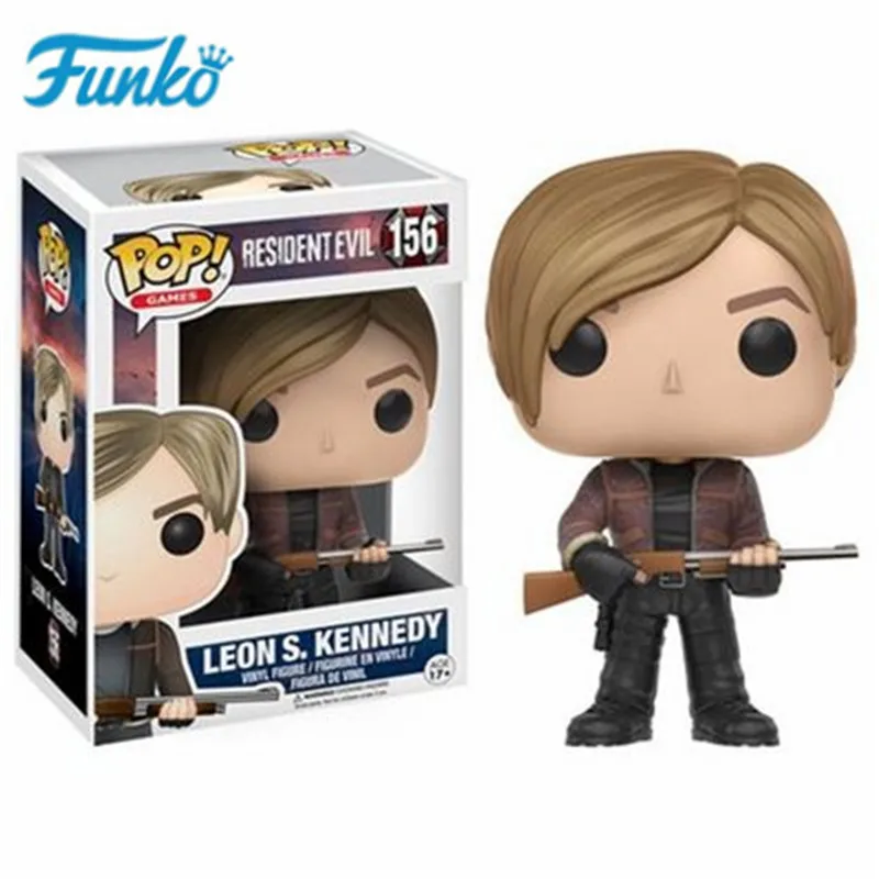 Funko Pop regient Evil#157 Nemesis#156 Leons#155 Джил#158 Экшн фигурки игрушки День рождения Bobble Head Q Edition подарок