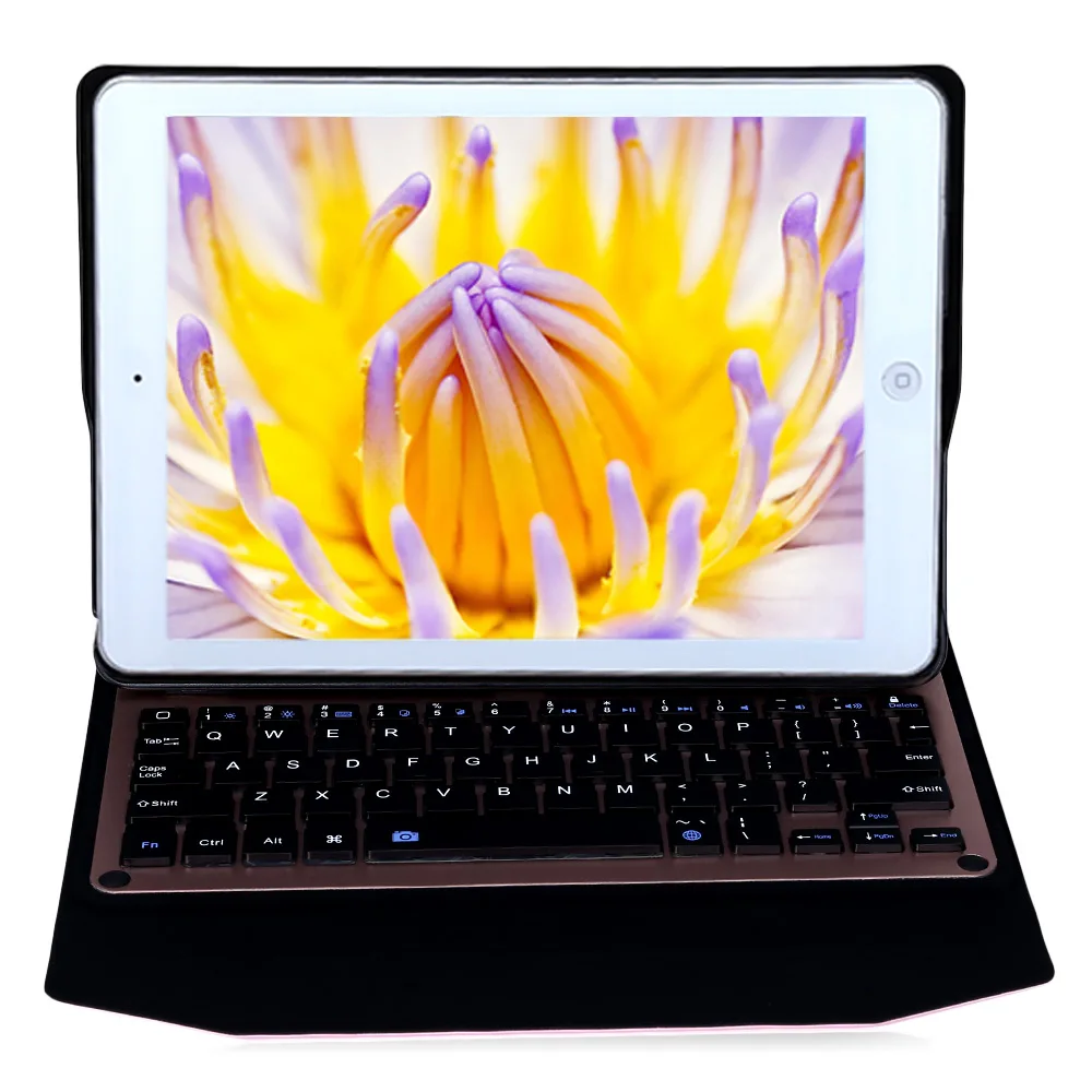 Для 9 7 дюймов iPad Pro Беспроводная Bluetooth 3 0 клавиатура PU кожаный чехол тонкий