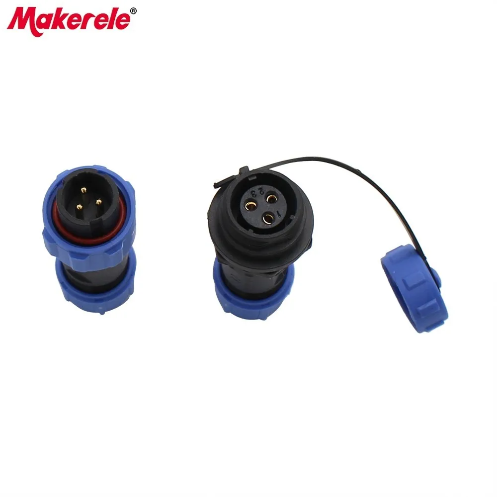 IP68 Aviation Waterproof Connectors Male And Female 13MM Butt Connector SD/SP13 3P Aeronautical Plug Socket | Обустройство дома