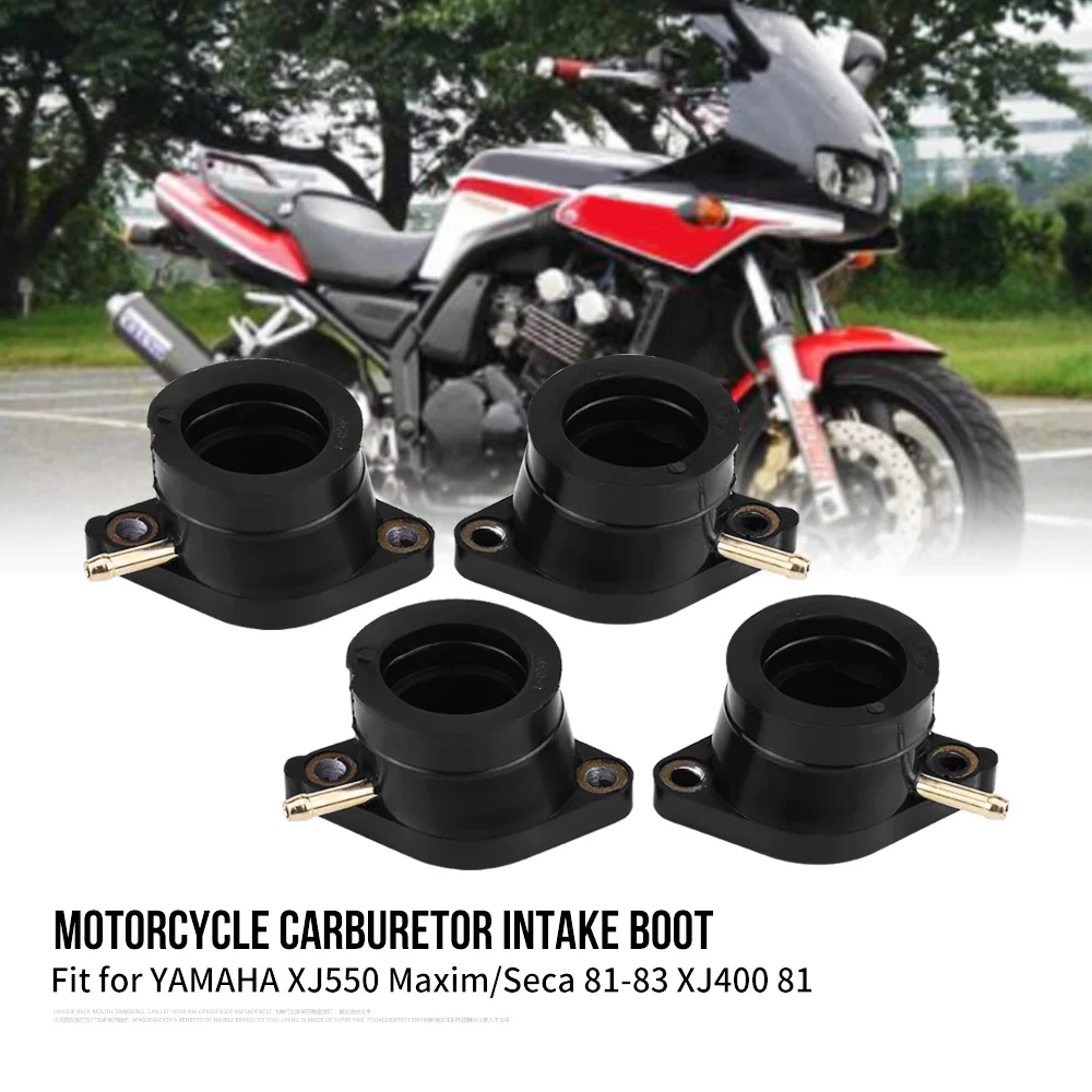 4 шт. мотоциклетный КАРБЮРАТОР впускной коллектор для YAMAHA XJ550 Maxim/Seca 81-83 XJ400