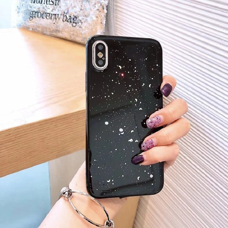 Роскошный брендовый чехол для Iphone 7 2019 XS Max XR 6S 8 S 6 Plus блестящий накладка со