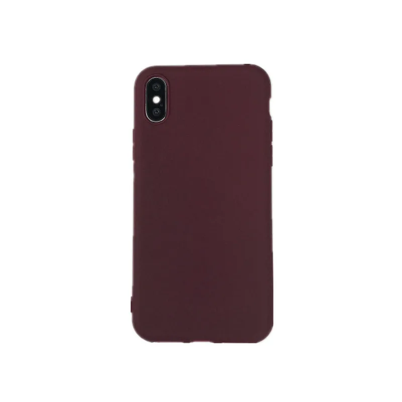 Redwine матовая плотная Мягкие TPU телефон задняя крышка для iphone 7 чехол ультра тонкий