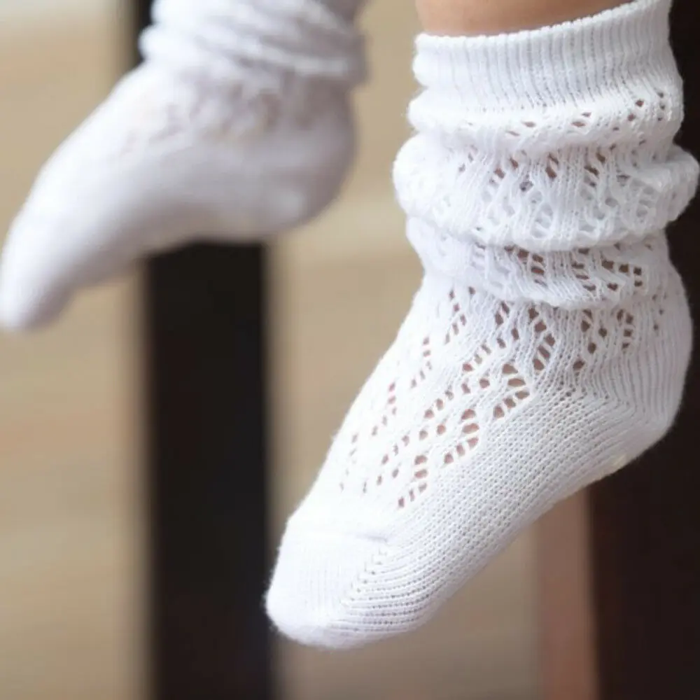 Pudcoco Girl Scoks 0-4Y Baby Infant Non-Slip Socks Knee High Lace Princess Long Tube Booties |