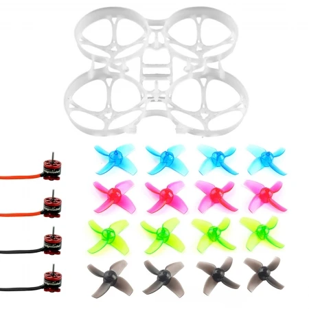 DIY Mobula 7 V3 FPV Запчасти Рама SE0802 двигатель 4 лопастные пропеллеры для Mobula7 75 мм Bwhoop75