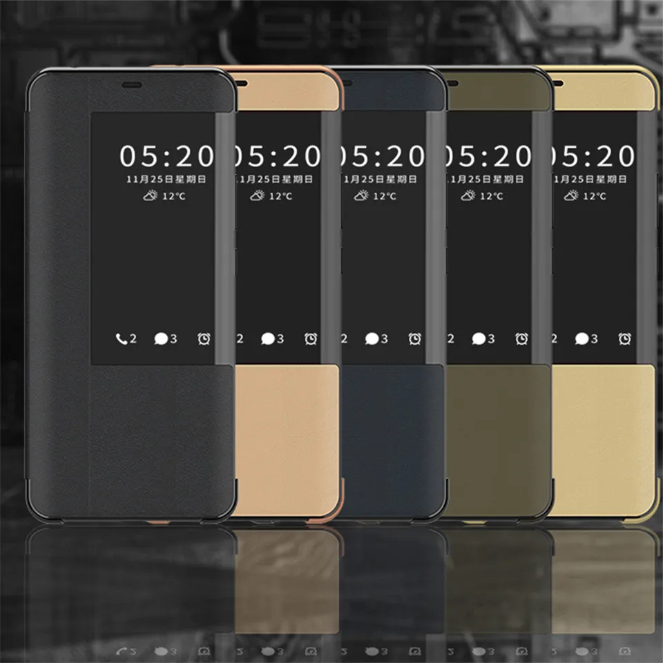 Оригинальный Официальный чехол для Huawei Mate 20 Pro 20x умный кожаный с откидной крышкой