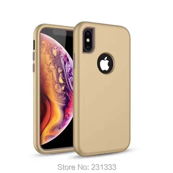 C ku робот гибрид армированный Жесткий ПК ТПУ чехол для Iphone X XS MAX XR 8 7 Plus 7PLUS 6 6S