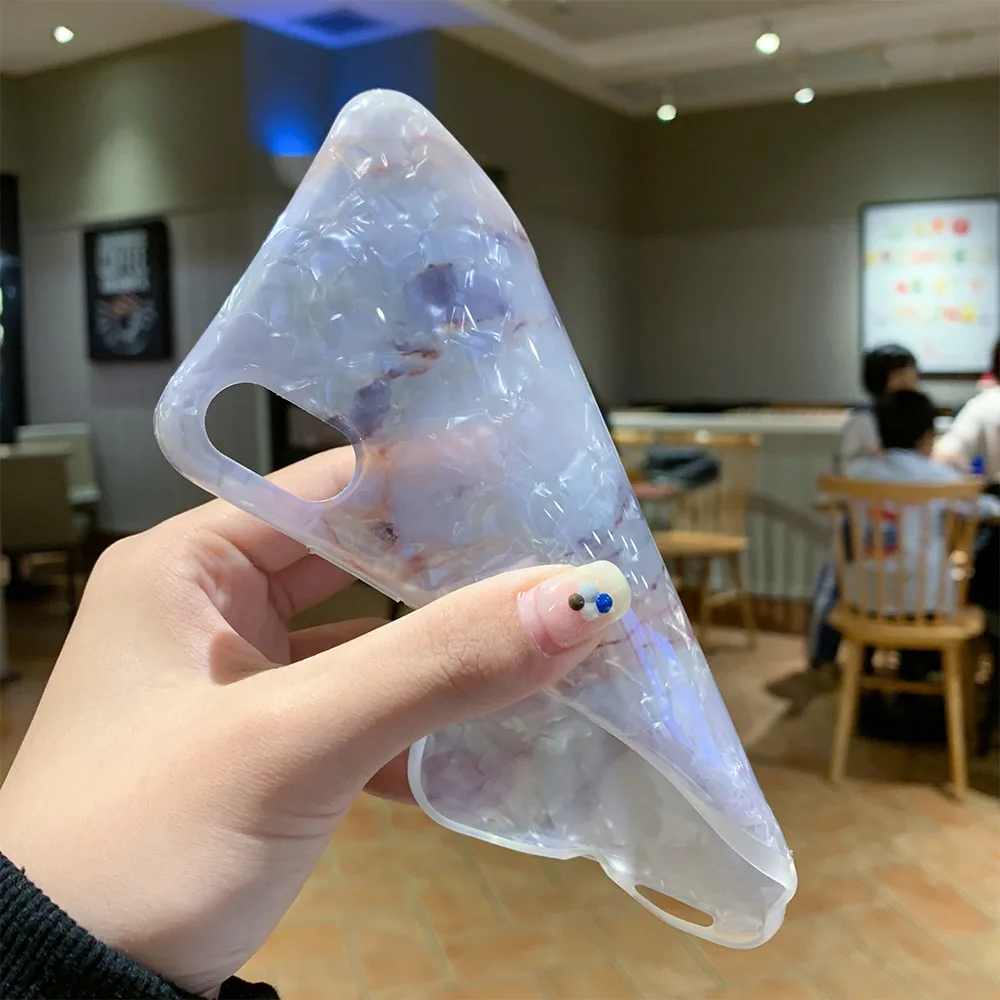 Мягкий чехол KISSCASE IMD Conch для Huawei P20 P30 Mate 20 10 Pro Bling Marble телефона P Smart Plus Nova 3i |