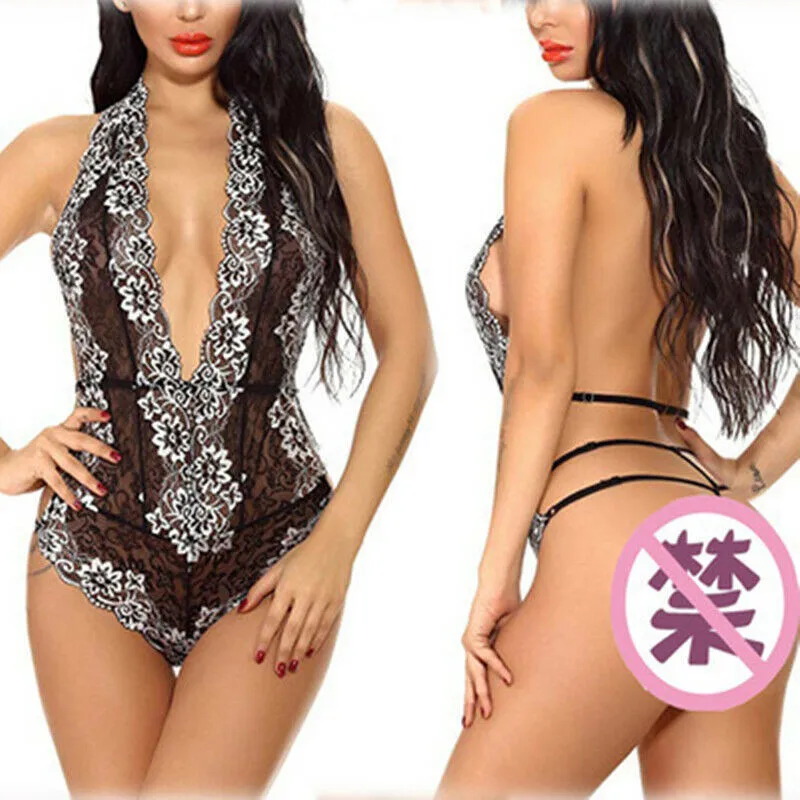 

Meihuida Swimwear Women Sexy One Piece Suits Women Lace Rose Lingerie Sleepwear Dress Bathing Women Beach Clothings Plus Size