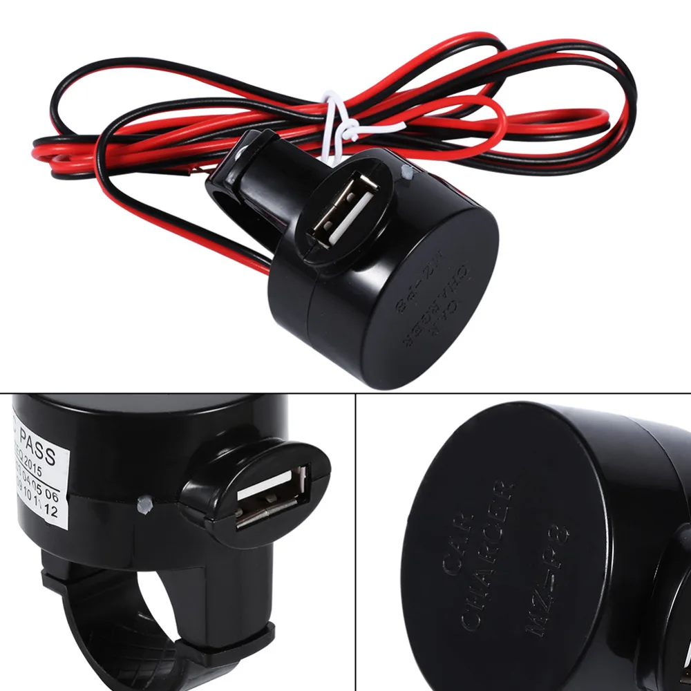 USB Водонепроницаемый Мотоцикл питание для мобильного телефона Зарядка порт