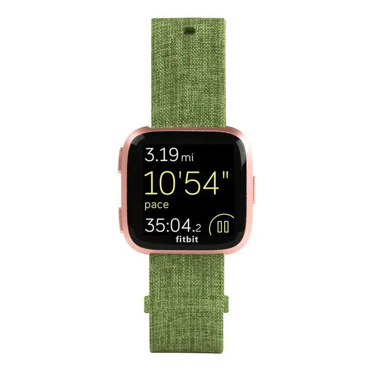 Холщовый ремешок для часов с разъемом пряжкой Для Fitbit Versa Sport Smartband легко