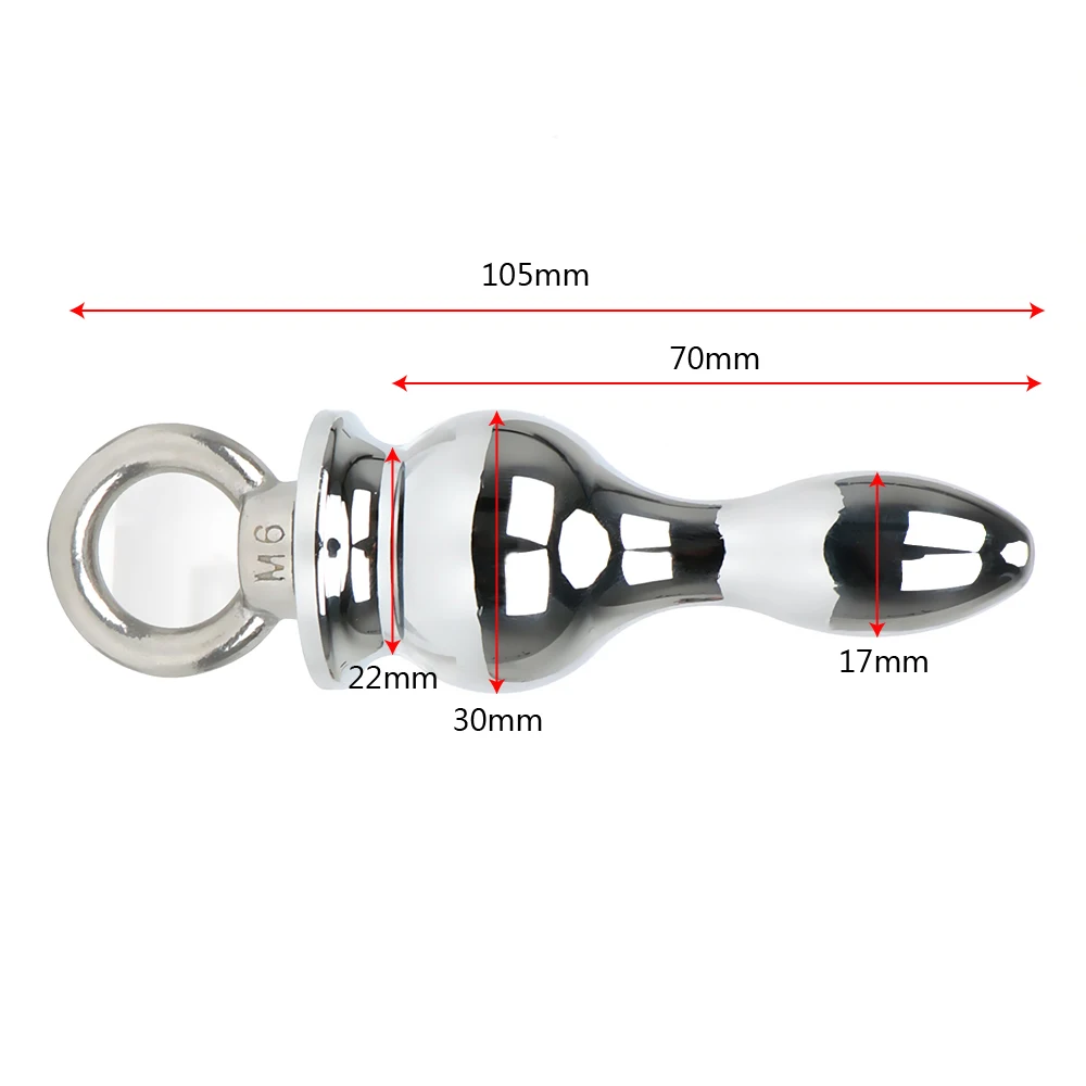 OLO Stainless Steel Butt Plug Anal Bead Ring Handheld Massage Sex Toys for Men Women Products Erotic | Красота и здоровье