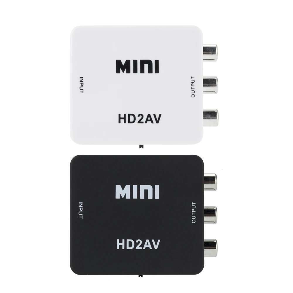 Универсальный цифровой аудио переключатель коробка HD в AV RCA преобразователь
