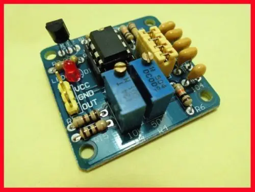 NE555 Pulse Module LM358 Duty Cycle And Frequency Adjustable dc 5v-12v | Электронные компоненты и принадлежности