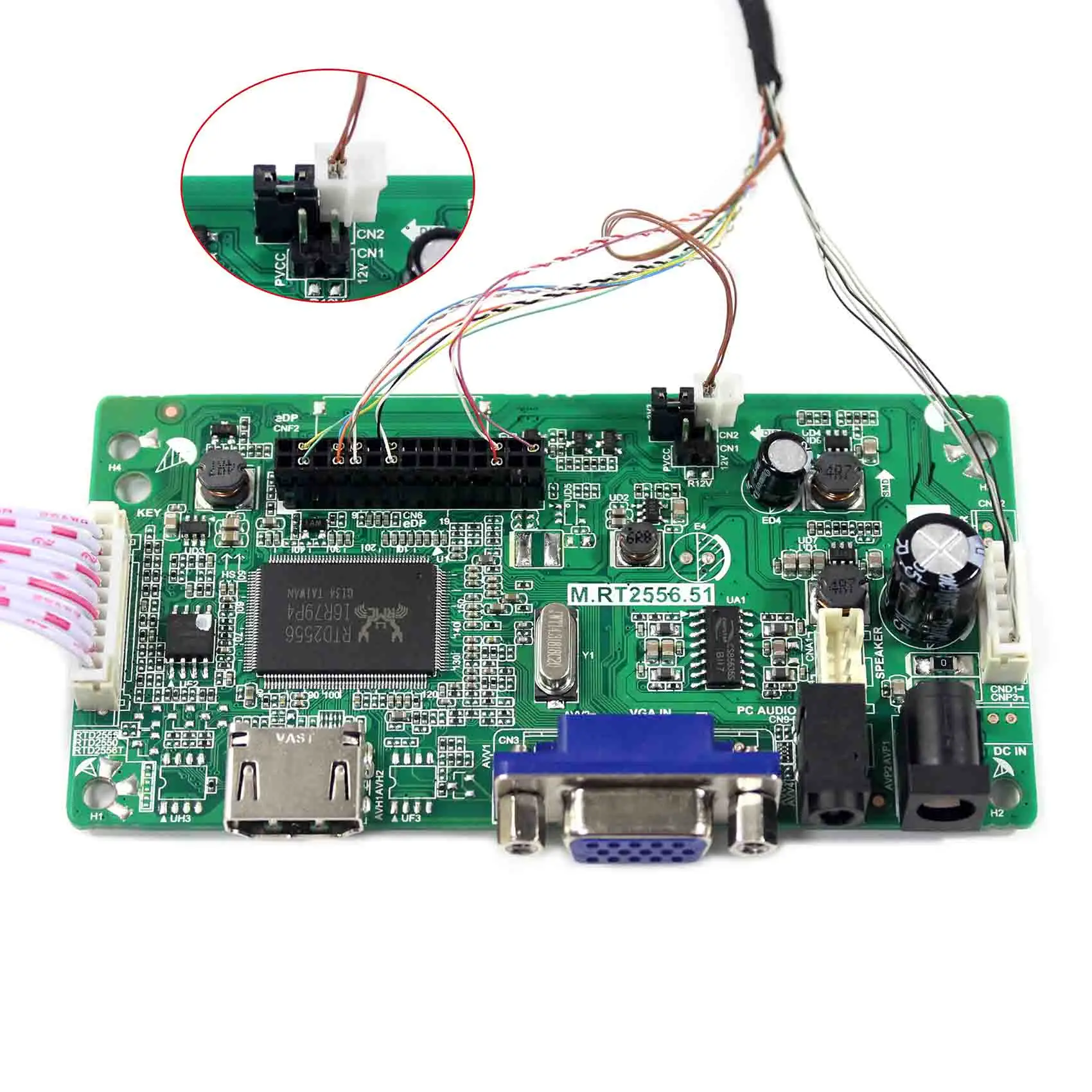 Плата HD MI VGA подходит для 30-контактного ЖК-экрана EDP 10 1 дюйма 1920x1200 B101UAN01.C - купить
