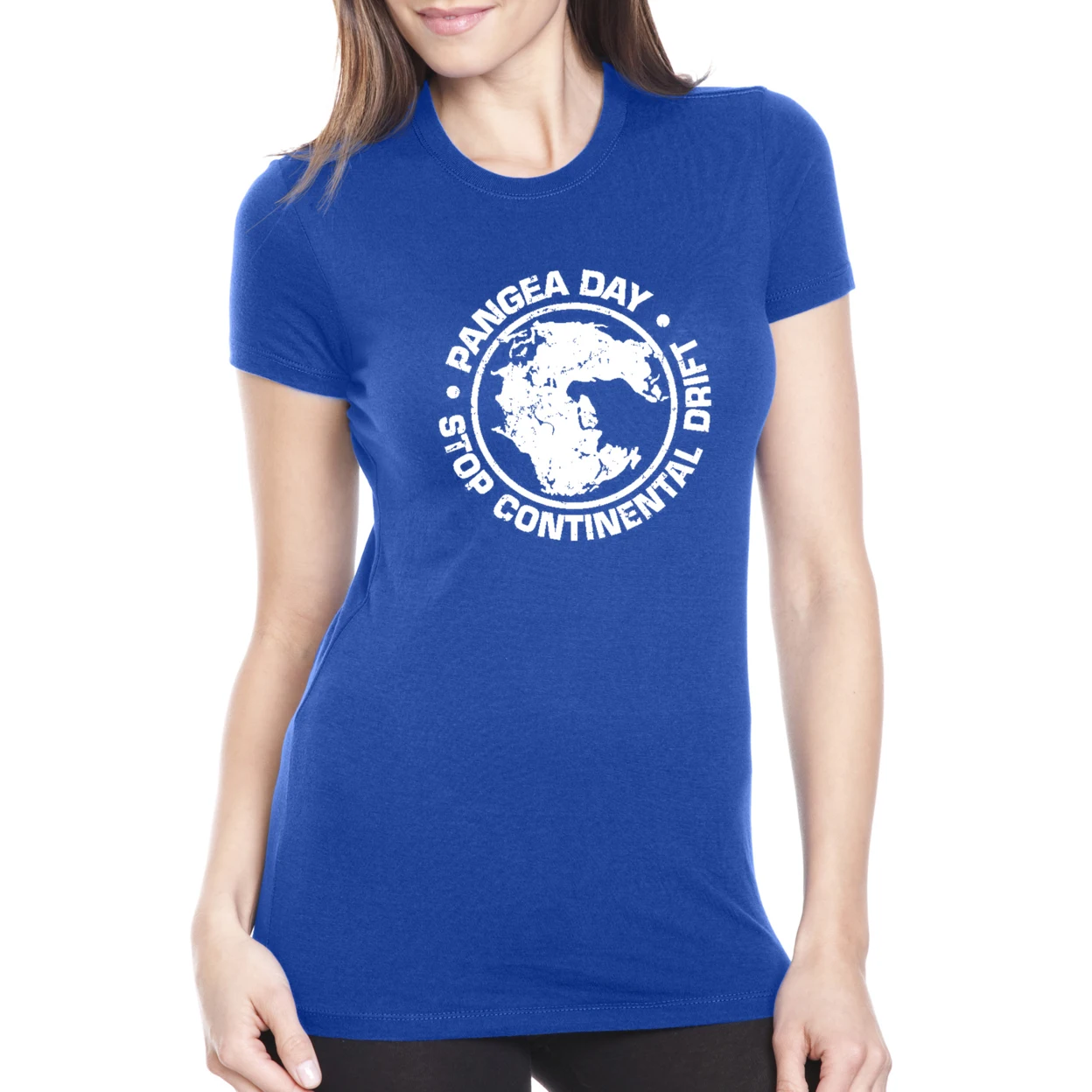 Для женщин забавные Пангея день футболка| |