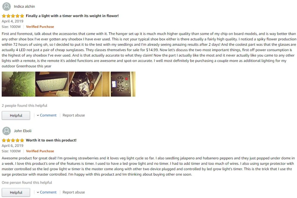 Famurs led grow light 1000W Full Spectrum Veg/Bloom remote control lamp for plants Indoor phyto tent high yield |