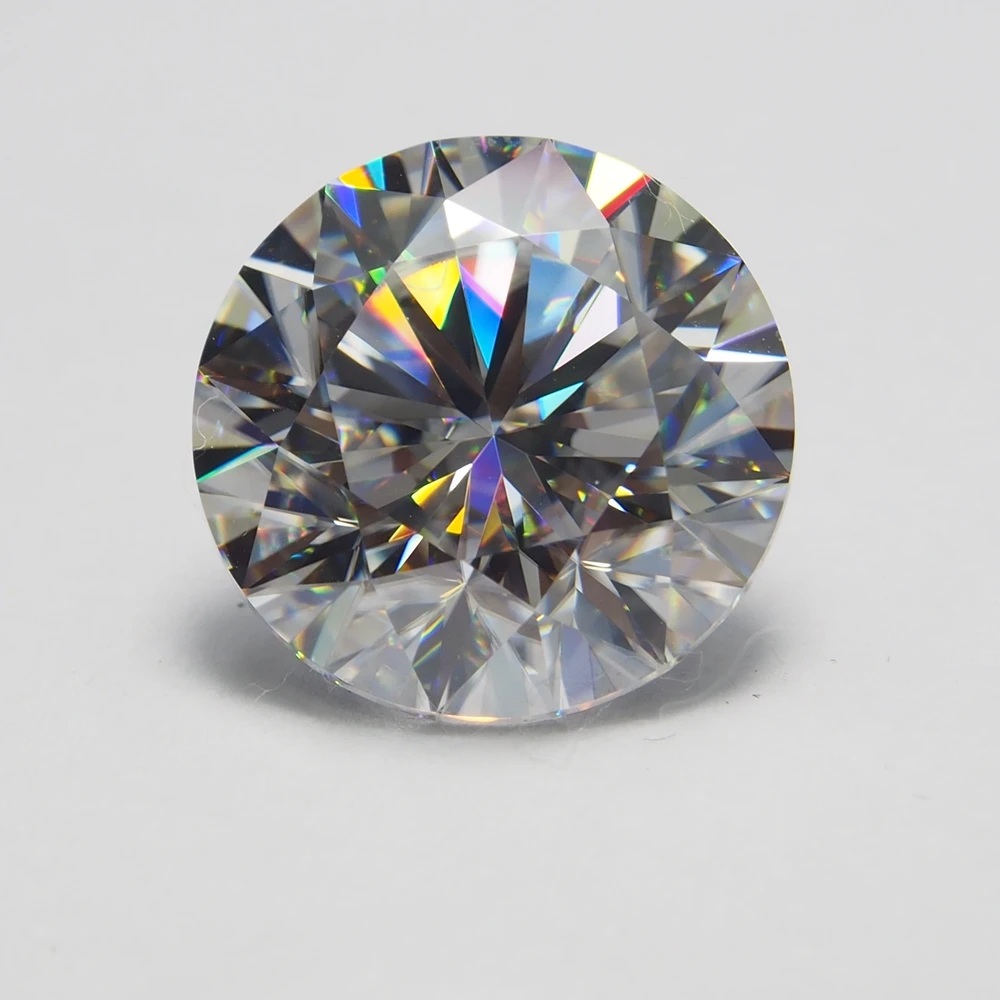 14 мм DEF круглый белый камень муассант свободный Moissanite алмаз 10 карат для