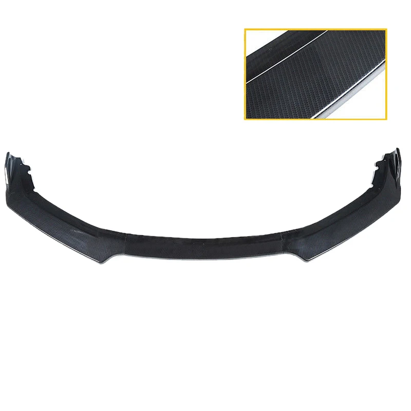 3 шт. карбоновый передний бампер для губ комплект спойлер CIVIC 10th Sedan 4 двери 2016