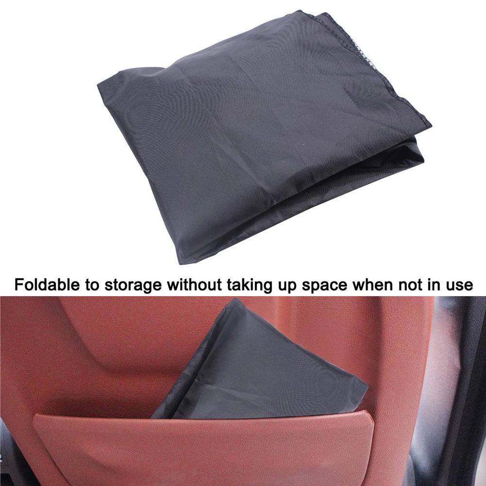 

2pcs Car Shade Car Block Curtains Rear Side Window Curtain Suction Cup With Storage Bag Car Curtain Windshield Sunshade