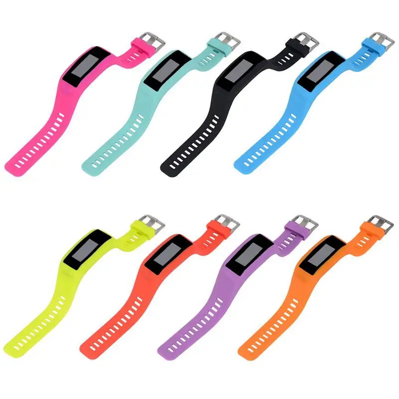 Многоцветный мягкий силиконовый ремешок для часов Garmin Vivo Smart HR