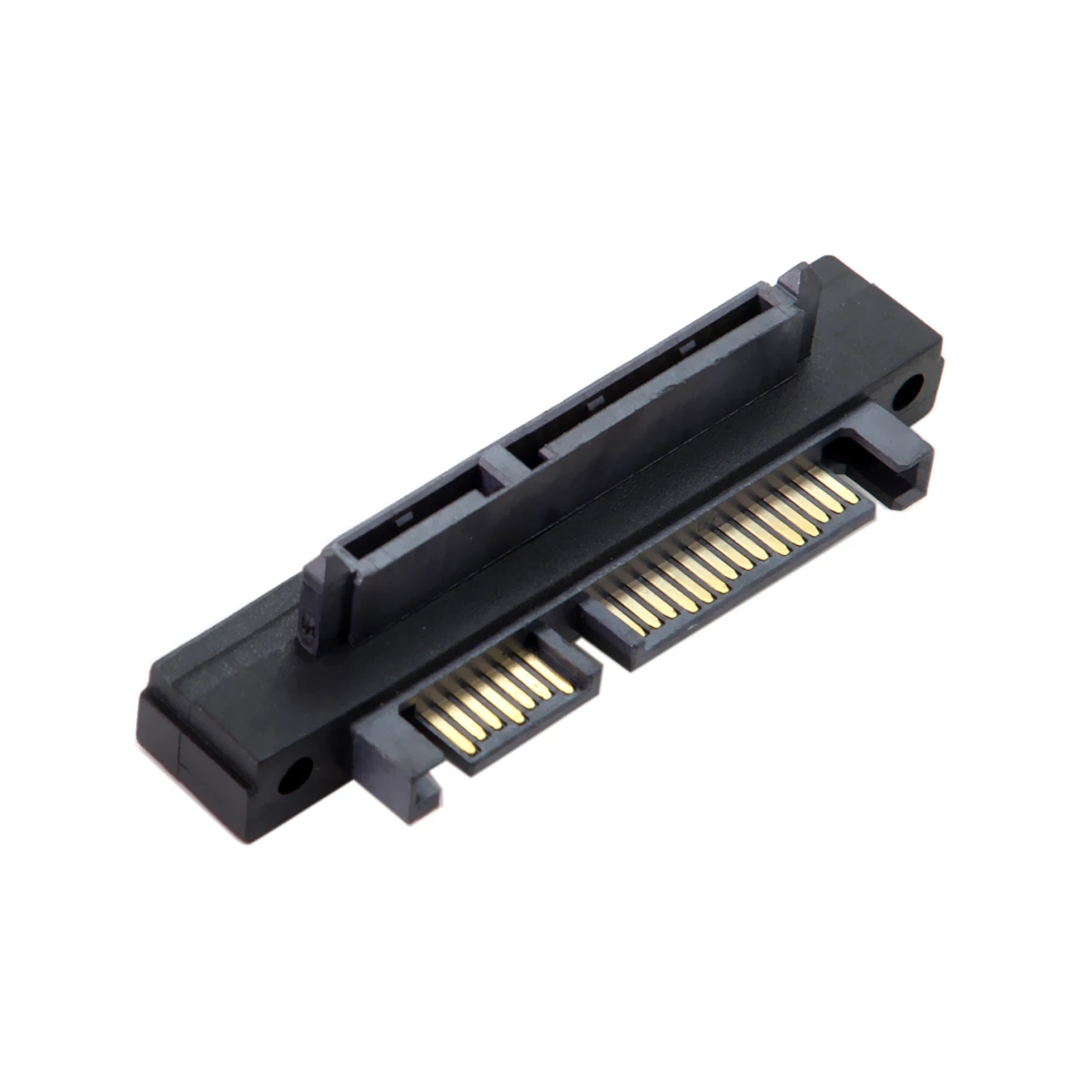 Chenyang 90 Degree Up Angled SATA 22Pin 7+15 Male to Female Extension Convertor Adapter | Компьютеры и офис