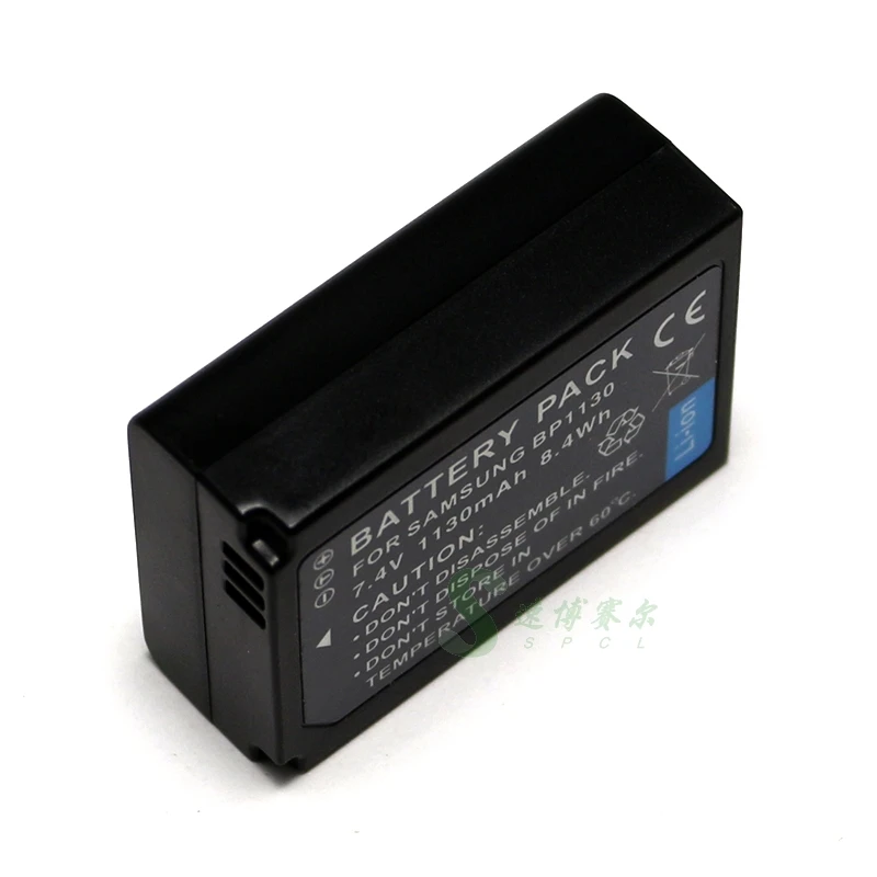 Аккумулятор BP1130 для камеры SAMSUNG NX500 NX1000 NX1100 NX2000 NX200 NX210 NX300 NX300M | Электроника