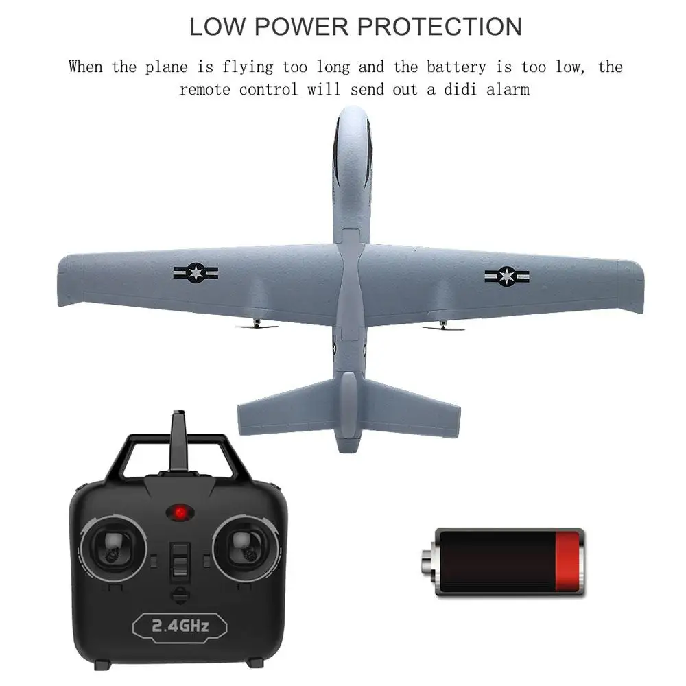 Летающая модель планеры RC самолет 2 4G 2CH Predator Z51 пульт дистанционного управления