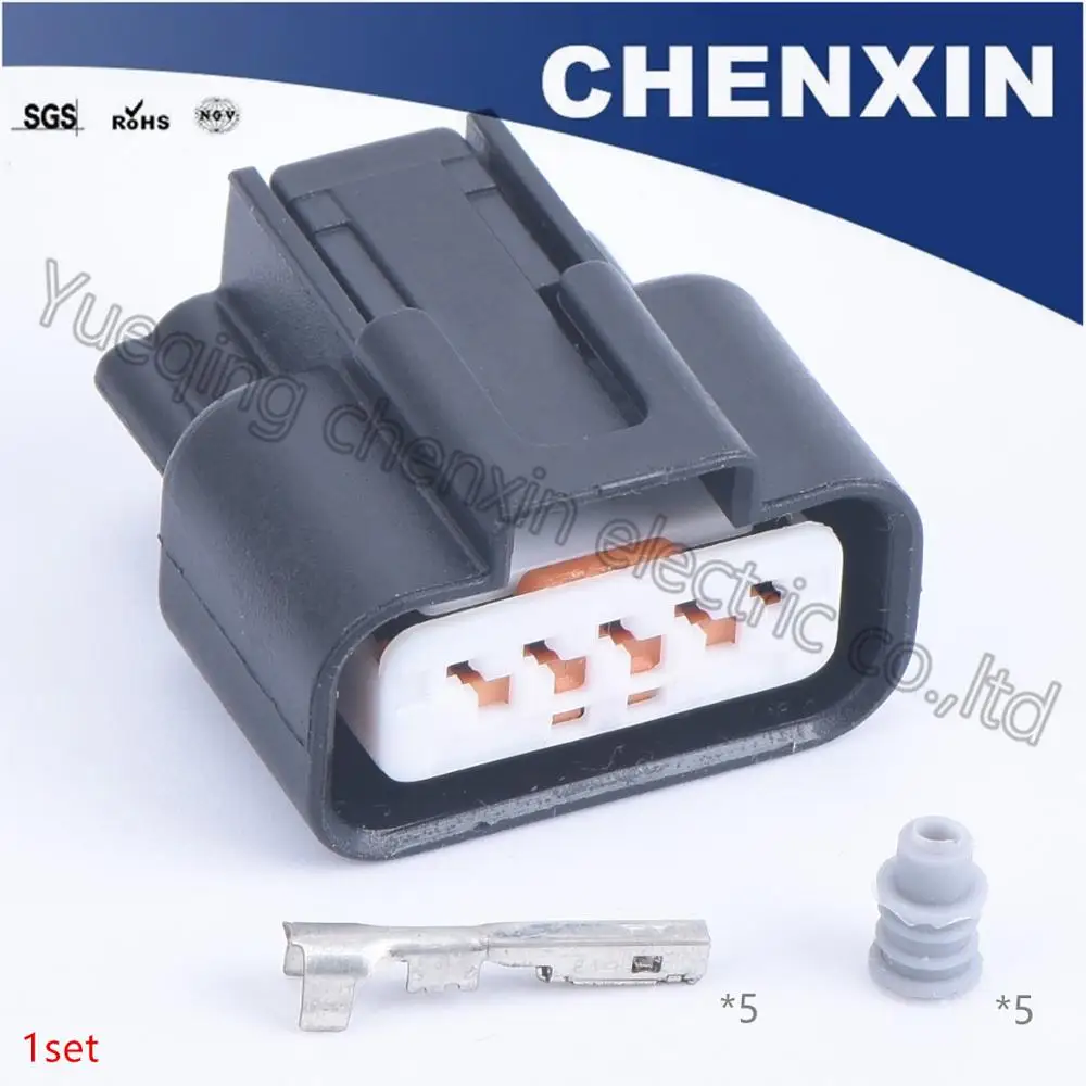 

Черный 5-контактный автомобильный водонепроницаемый автомобильный разъем мама (0,6) Электрическая Водонепроницаемая штепсельная вилка ...