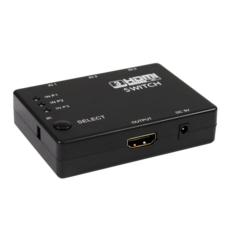 HDMI Коммутатор переключатель селектор 3 входа и один выход совместим с HDCP