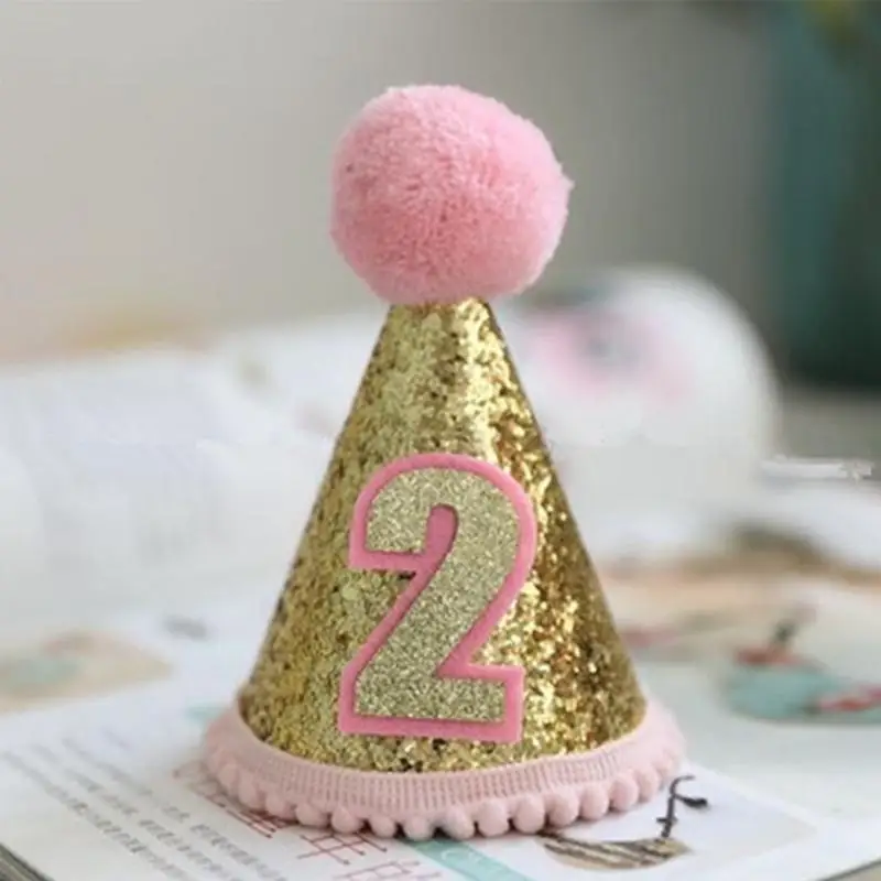 Собака Щенок день рождения Регулируемый головной убор вечерние блестящий костюм