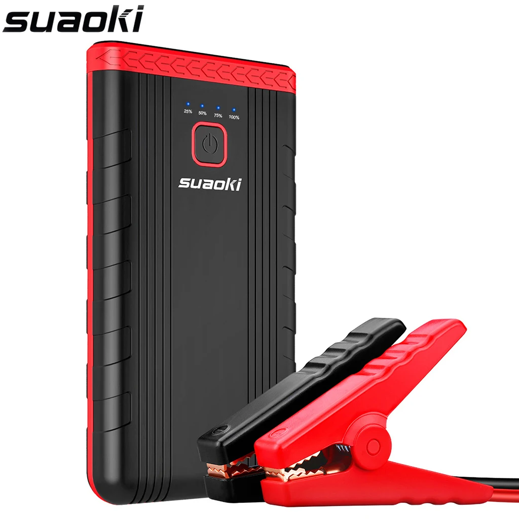 Suaoki U3 400A пиковый портативный стартер Автомобильный Аккумулятор Booster 5V/2.4A