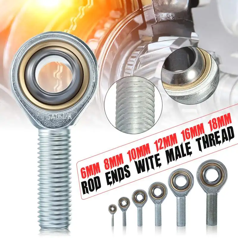 6 мм-18 мм шаровое соединение с наружной резьбой подшипник SA6T/K-SA18T/K Сферический качающийся подшипник CNC части