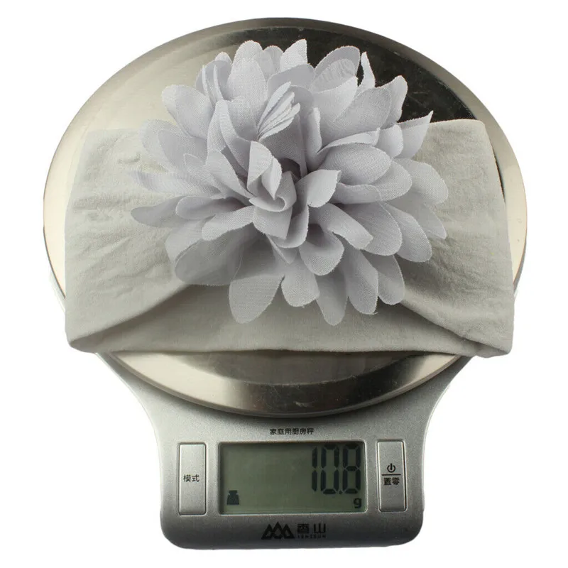 

Cute Kids Newborn Baby Girl Solid Flower Bow Headband Infant Hair Band Accessories