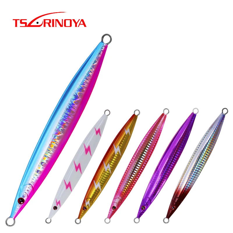 

TSURINOYA Hard Fishing Lure SLOW JIGING M&F 110g 130g 165g 200g Saltwater Metal Baits For Sea Fishing Artificial JIG lure