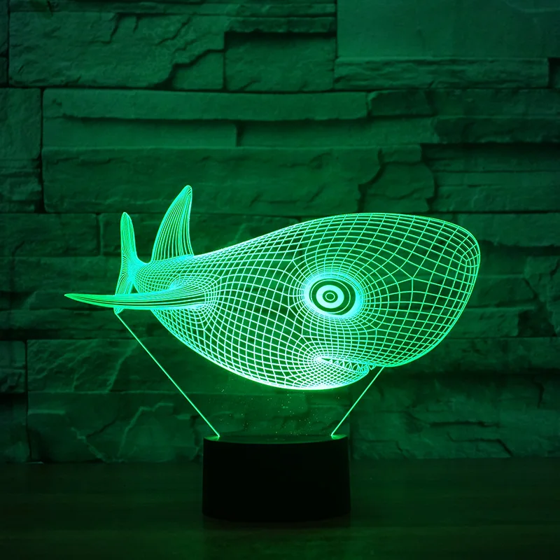 Светодиодный ночник Bighead с китами новинка креативная светодиодный светильник Usb