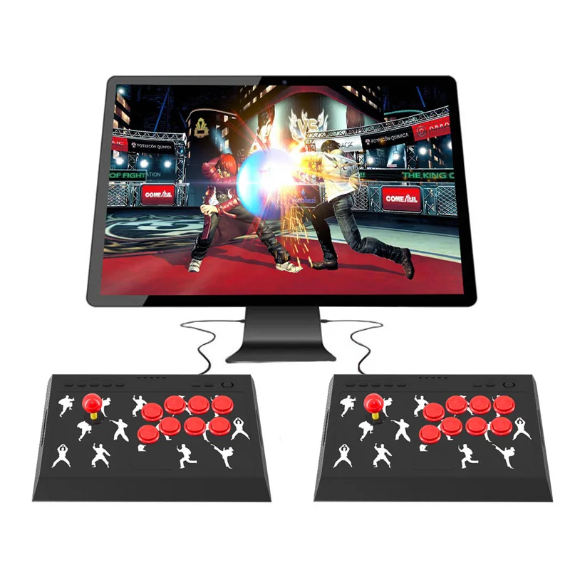 T Gtexnik игровой контроллер аркадный джойстик геймпад борьба USB рокер палка играть
