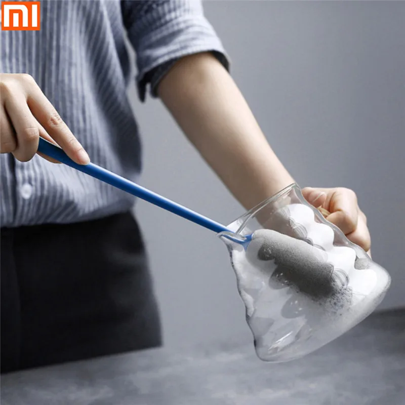 Xiaomi Mijia Kisskiss Fish 3 шт. губчатая чашка щетка с длинной ручкой сменный кухонный