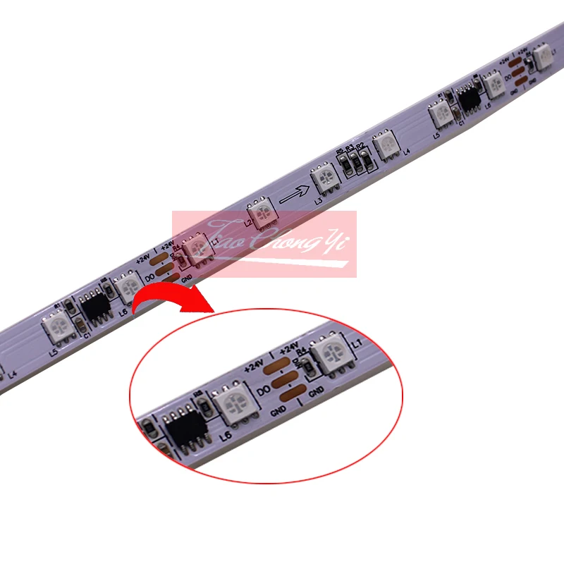 5 м WS2811 16703 IC 60 Светодиодный/м DC24V Светодиодный адресуемый Цифровой RGB Мечта полный