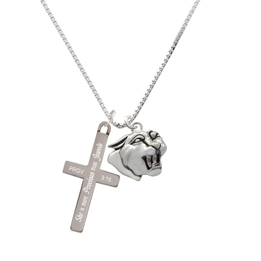 Большая Пантера талисман она более Драгоценная крест ожерелье|Подвески| |