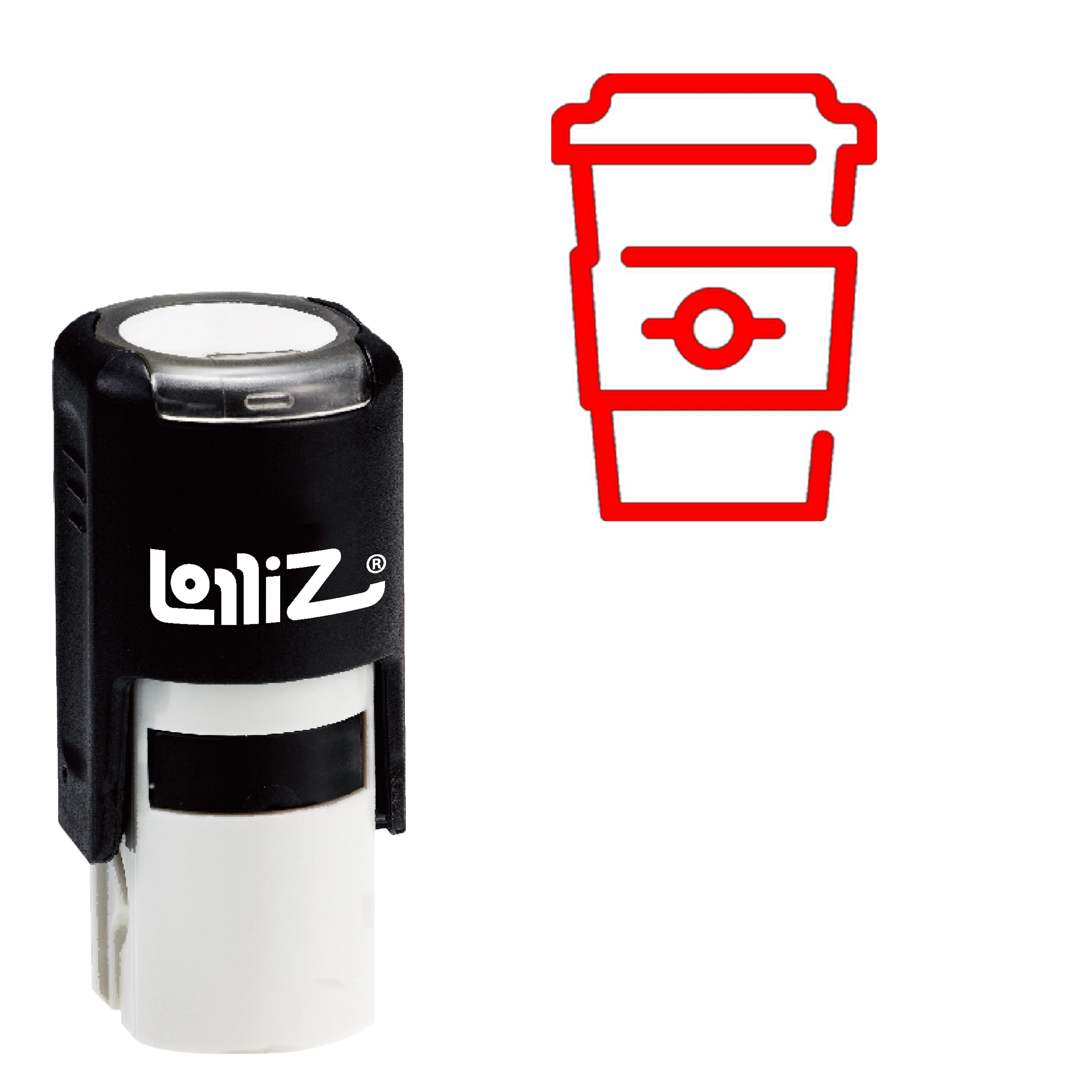 

LolliZ Coffee Self-Inking Rubber Stamp - Modern Symbol Series