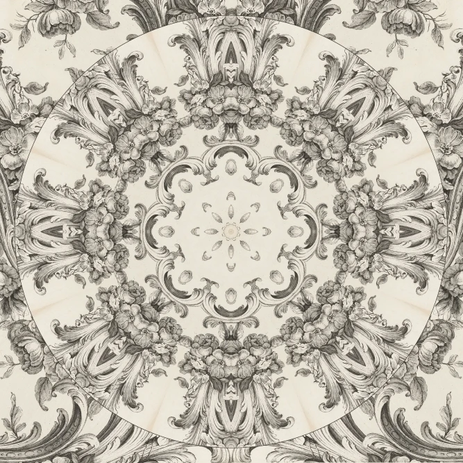 Мандала-декоративный размышлений (вариант 1) плакат печати Aimee Стюарт (18x9) | Дом и