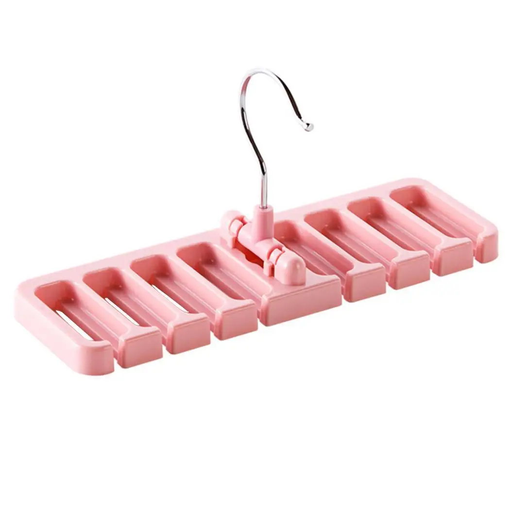 Ties Belt Organizer Hanger Rotating Clips Holder Rectangle Tie etc. Storage Rack Space 1 Piece Saver | Дом и сад