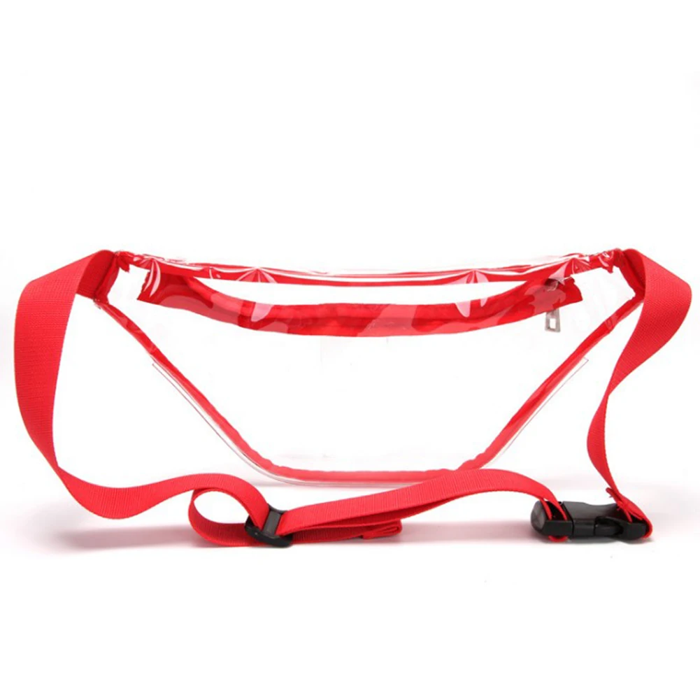 

Brand Design Transparent PVC Waist Packs Women Girls Casual Pouch Fanny Chest Clear Shoulder Bags Trendy Ladies Waist Bag Bolsos