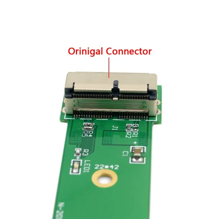 Кабель PCI Express 4X M.2 NGFF M Key to 2013 2014 2015 Apple Macbook SSD адаптер pcie riser card для A1493 A1502 A1465