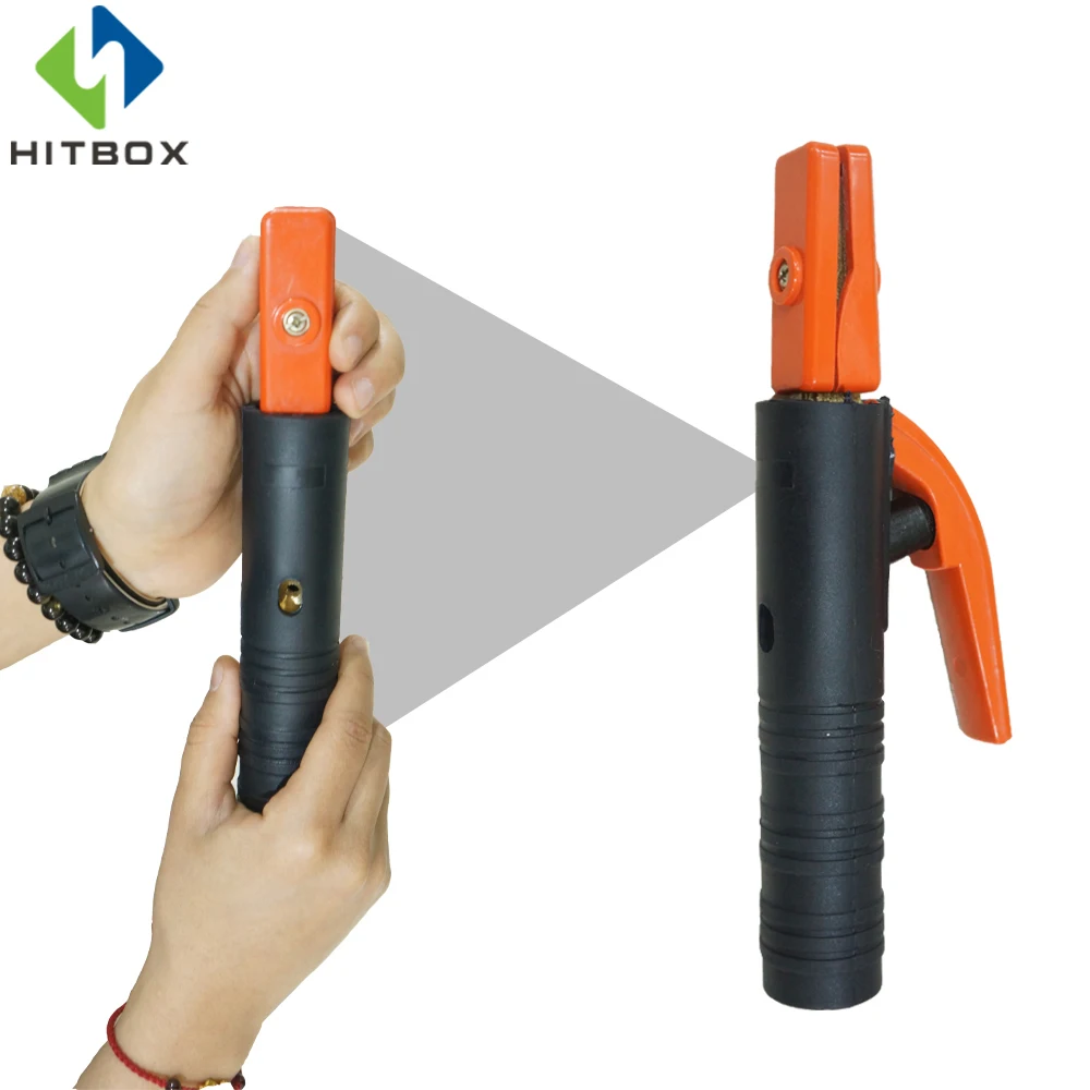 Держатель электрода HITBOX 200A 300A 500A дуговая сварка мощные аксессуары|welding holder|accessories