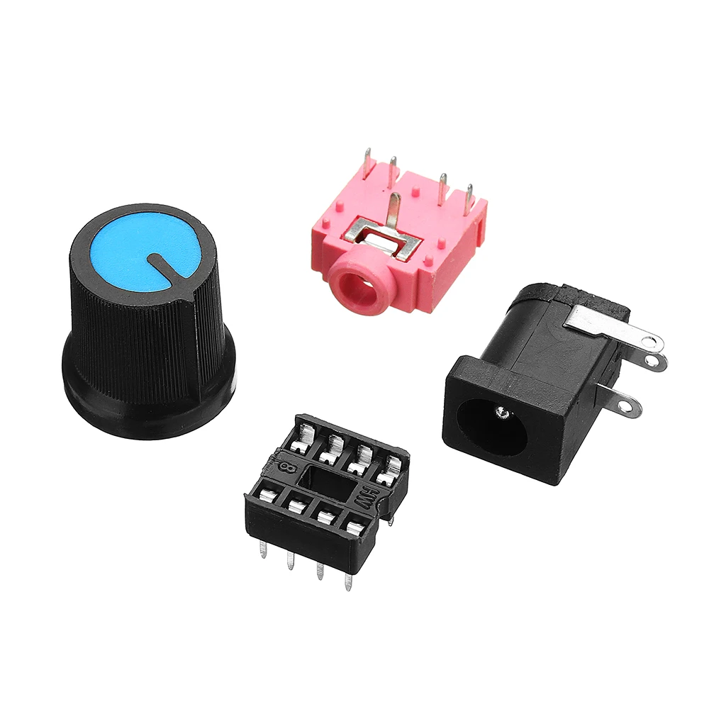 LEORY DIY LM386 ультра мини Мощность Плата усилителя комплект низкая потребление 3 ~ 12